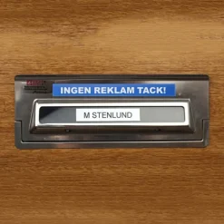 Magnetskylt Ingen Reklam Tack