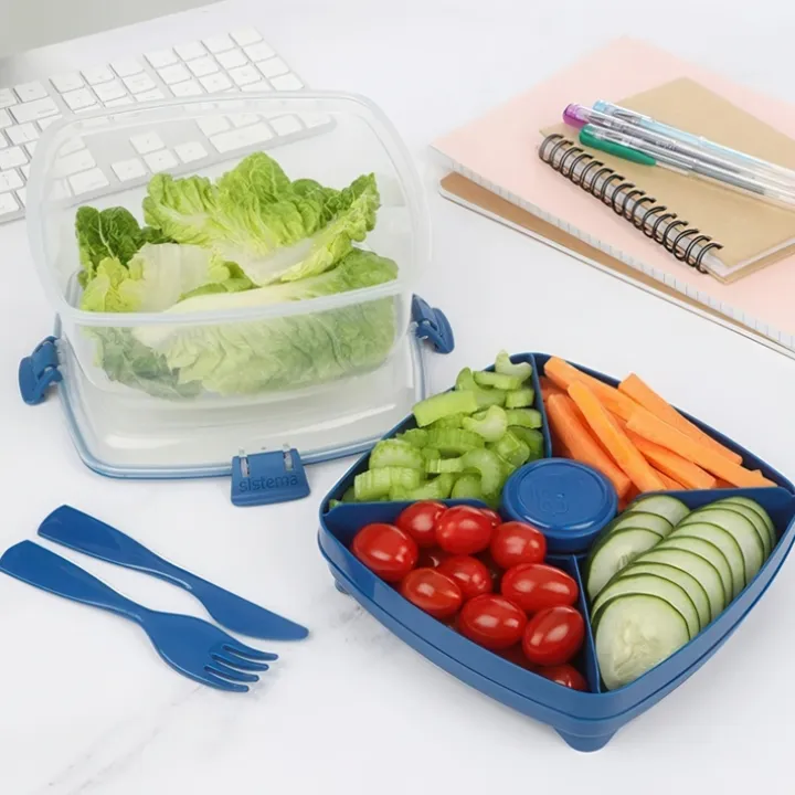 Matlåda för sallad 1,63L, Sistema