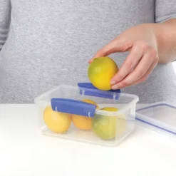 Matlåda i plast 1L, Sistema, Blå