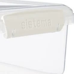 Matlåda i plast 1L, Sistema, Vit