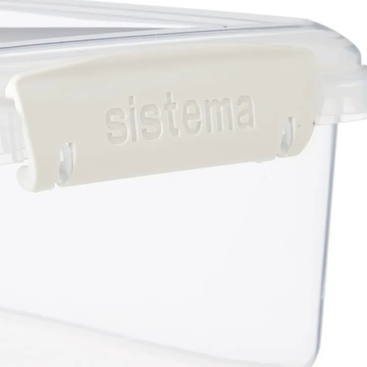 Matlåda i plast 1L, Sistema, Vit