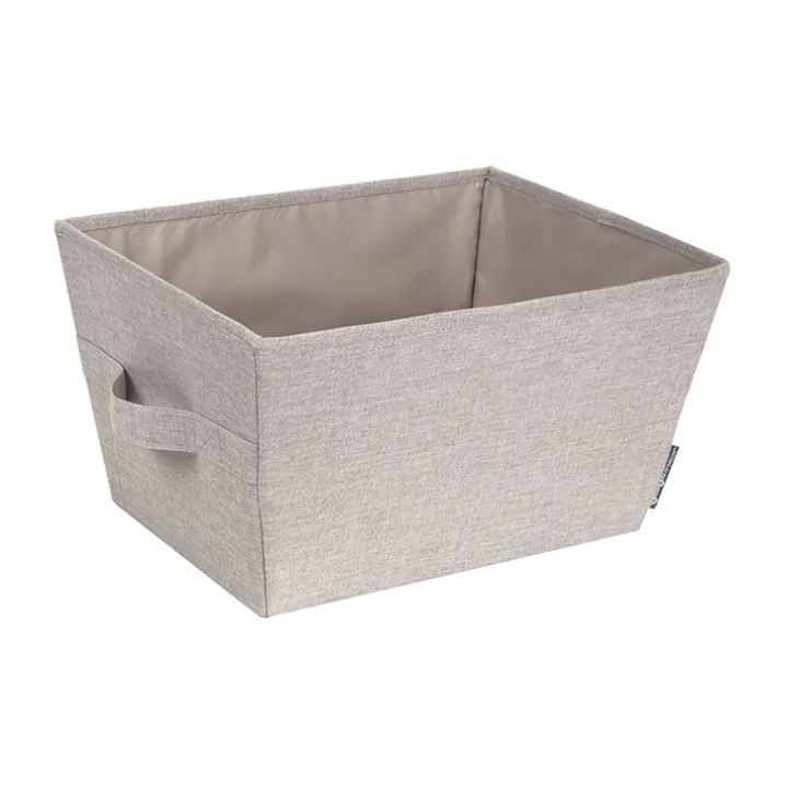 Mellan förvaringskorg i tyg, Bigso, Beige