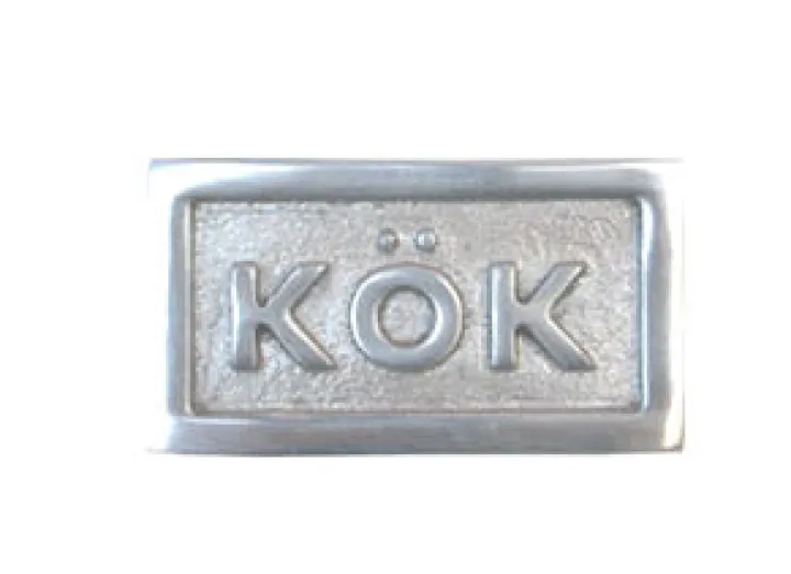 Metallskylt, Kök