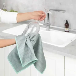 Mikrofiber handduk för glas 2-pack