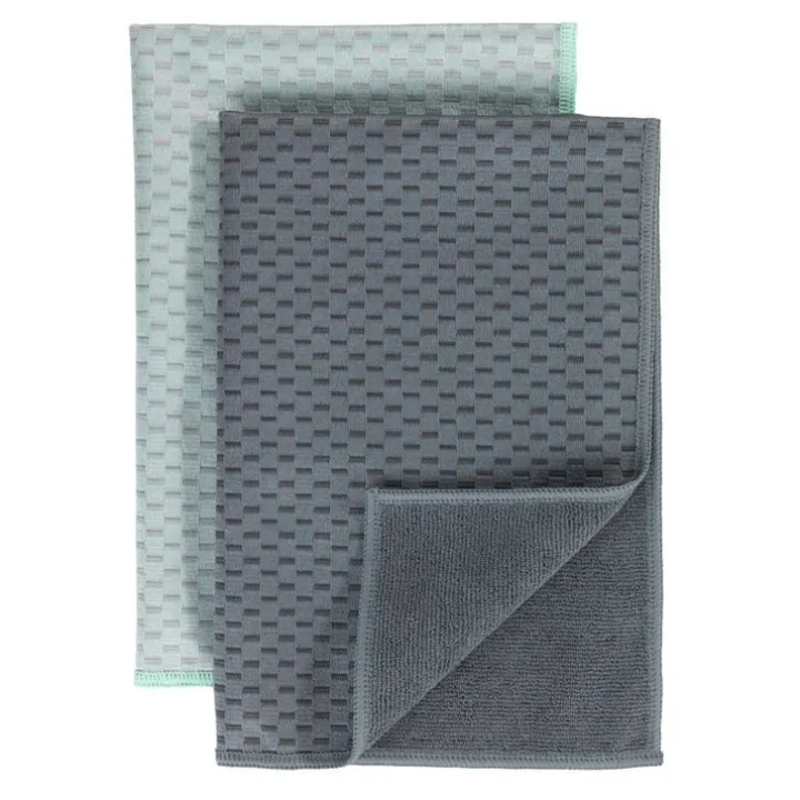 Mikrofiber handduk för glas 2-pack