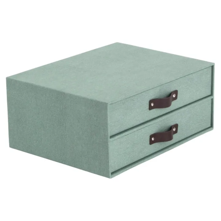 Minibyrå 2 lådor, Birger canvas, Bigso