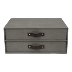 Minibyrå 2 lådor, Birger canvas, Bigso