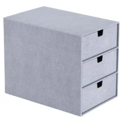 Minibyrå 3 lådor, Ingrid canvas, Bigso