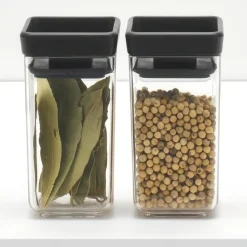 Mini förvaringsburk 2-pack, Brabantia, Mörkgrå