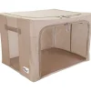 Mjuk förvaringslåda med fönster 77L, Beige