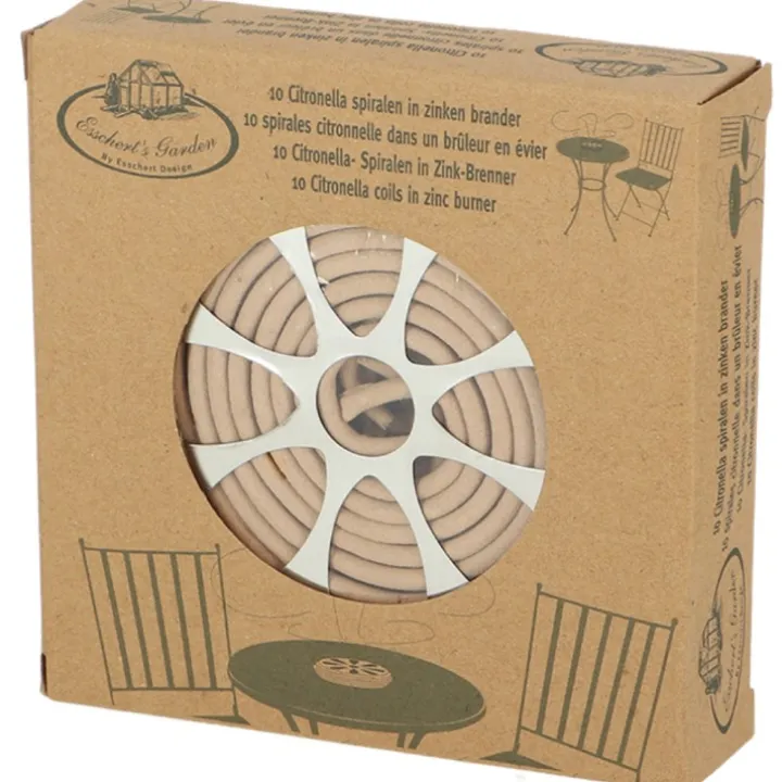 Myggspiraler med hållare, 10-pack
