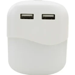 Nattlampa med USB-portar