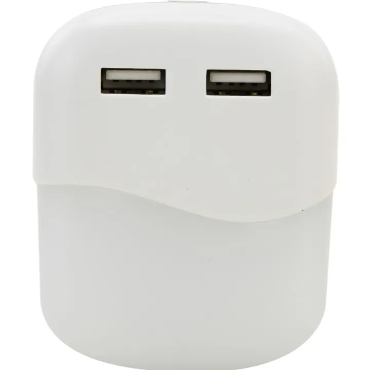 Nattlampa med USB-portar