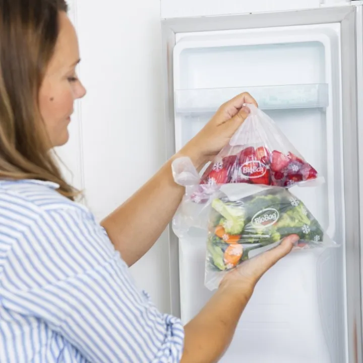 Nedbrytbara fryspåsar BioBag