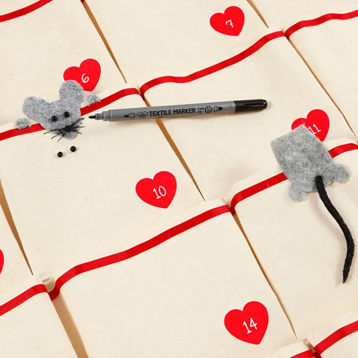 Paketkalender DIY