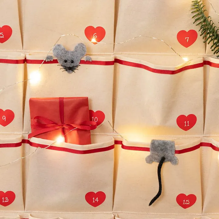 Paketkalender DIY