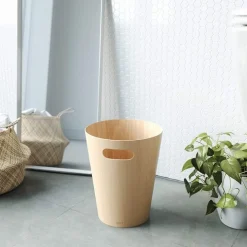 Papperskorg i trä 7,5L, Umbra