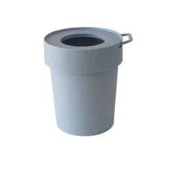 Papperskorg med krok 5L, Hachiman, Blågrå
