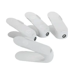 Platsbesparande skoställ 4-pack, Wenko, Vit