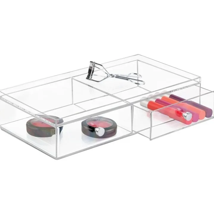 Platt minibyrå 2 lådor, Clarity