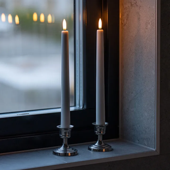 Premium LED antikljus 2-pack