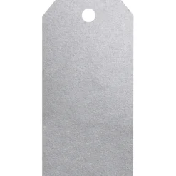 Presentetikett hängande 10-pack, Silver