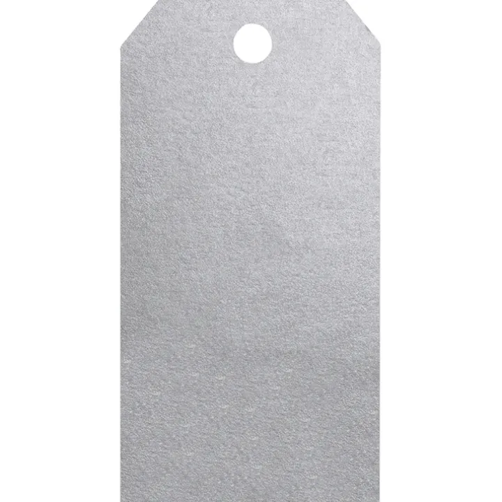 Presentetikett hängande 10-pack, Silver