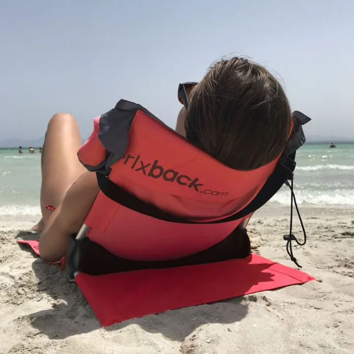 Relaxback, hopfällbart ryggstöd