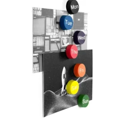 Runda magneter 7-pack, Veckodagar
