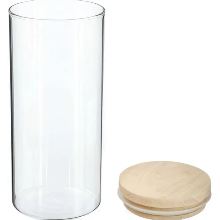 Rund förvaringsburk i glas 1,3L, 5five