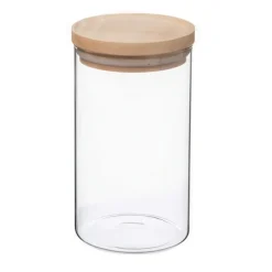 Rund förvaringsburk i glas 1L, 5five