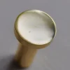 Rund knopp 2cm, Blank mässing