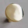 Rund knopp 3cm, Blank mässing