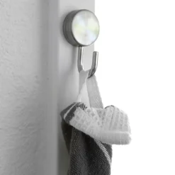 Rund magnetkrok 2-pack, Silver