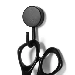 Rund magnetkrok 2-pack, Svart
