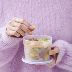 Rund matlåda 0,6L, SmartStore, Lila