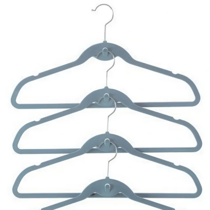 Sammetsgalge med krok 3-pack