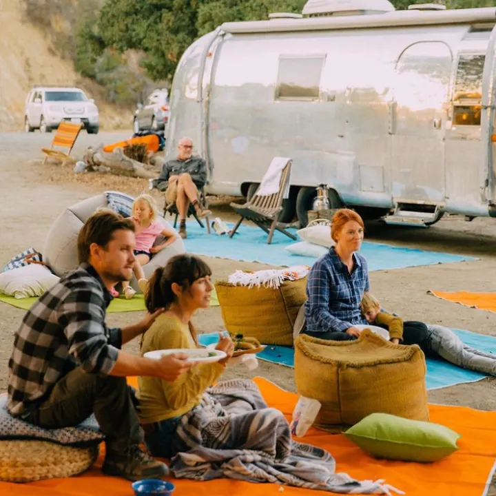Sandfri campingmatta