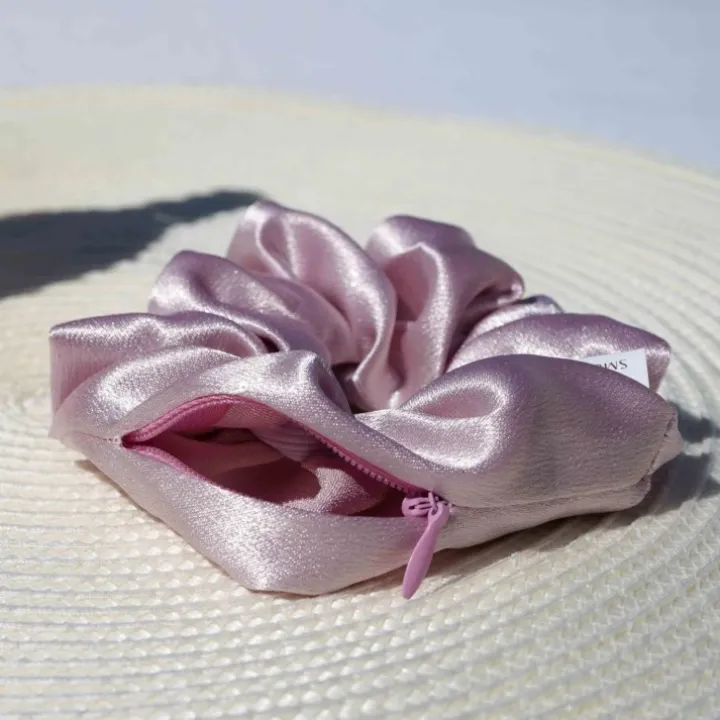 Scrunchie med ficka