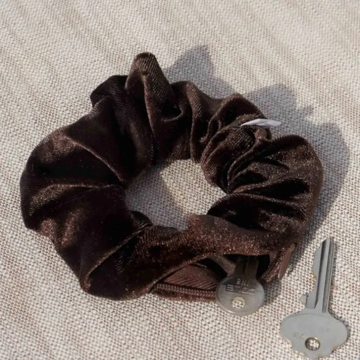 Scrunchie med ficka