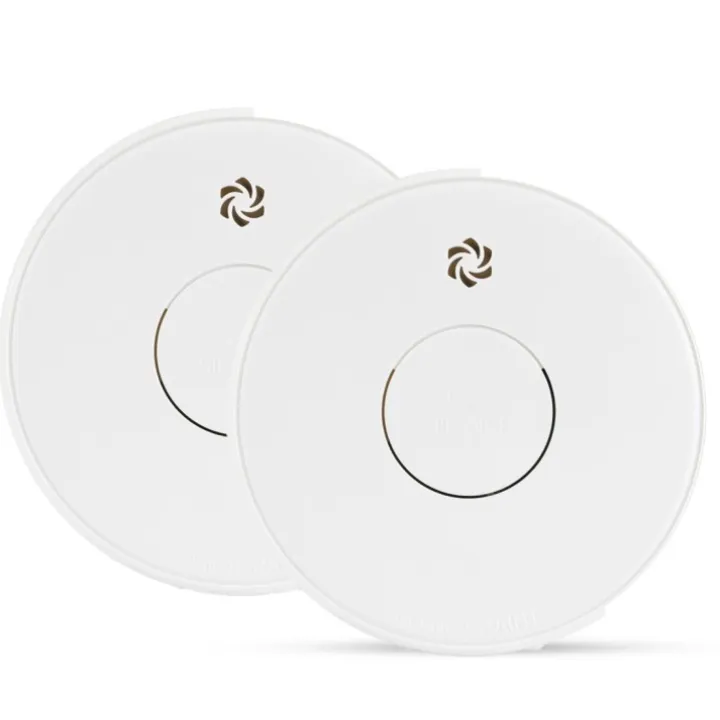 Seriekopplingsbara brandvarnare 2-pack