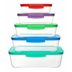 Set med matlådor 5-pack, Sistema