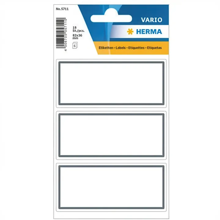 Självhäftande etikett 18-pack
