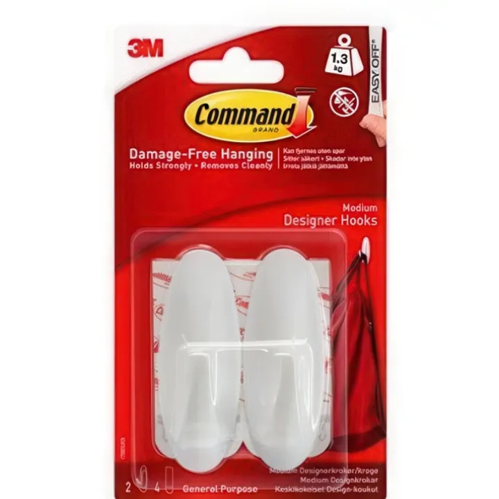 Självhäftande krok 2-pack, Command