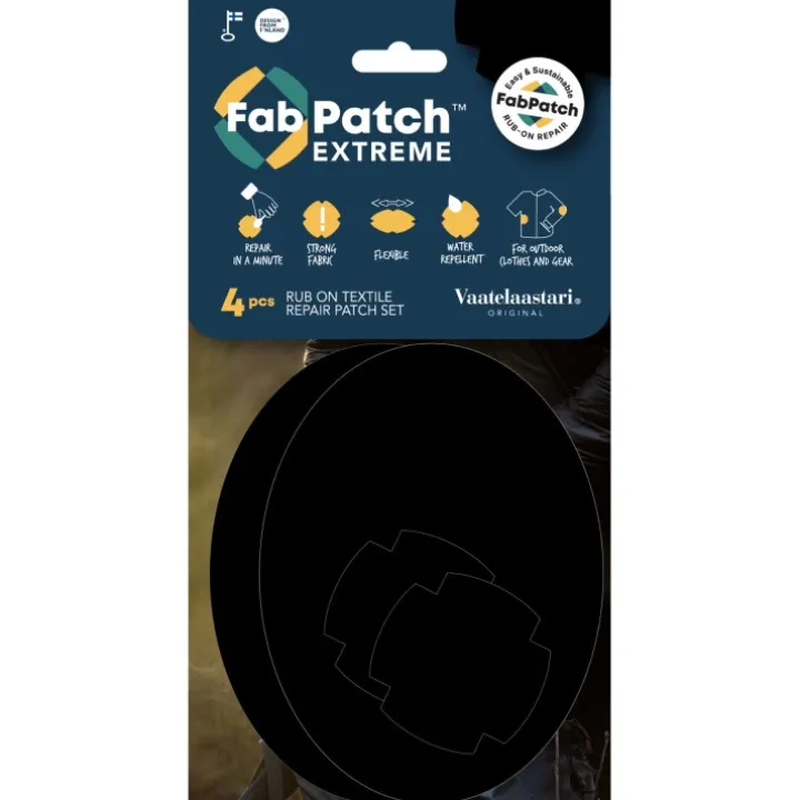 Självhäftande laglappar Extreme 4-pack, FabPatch