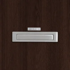 Självhäftande metallskylt, Ingen reklam tack