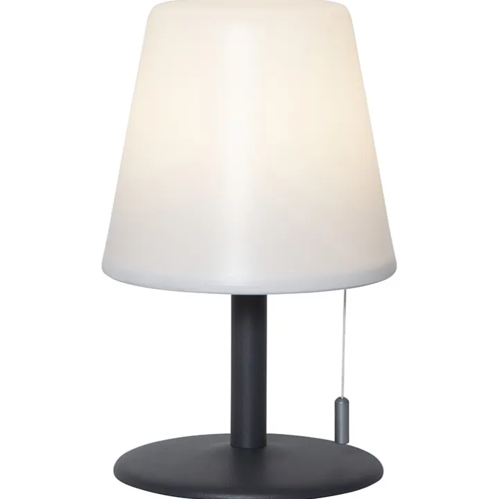 Sladdlös bordslampa till uteplatsen