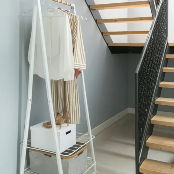Small klädställning med hyllor, Brabantia
