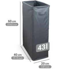 Smal tvättkorg 46L