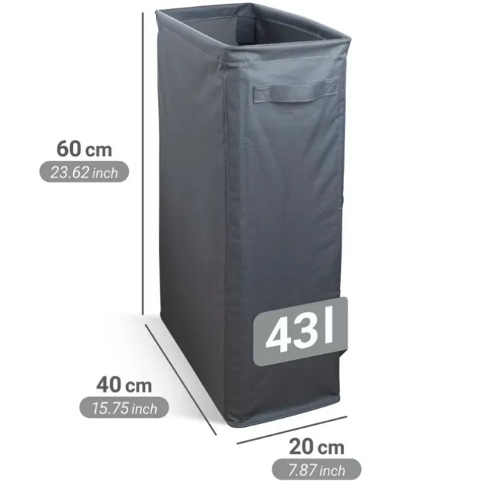 Smal tvättkorg 46L